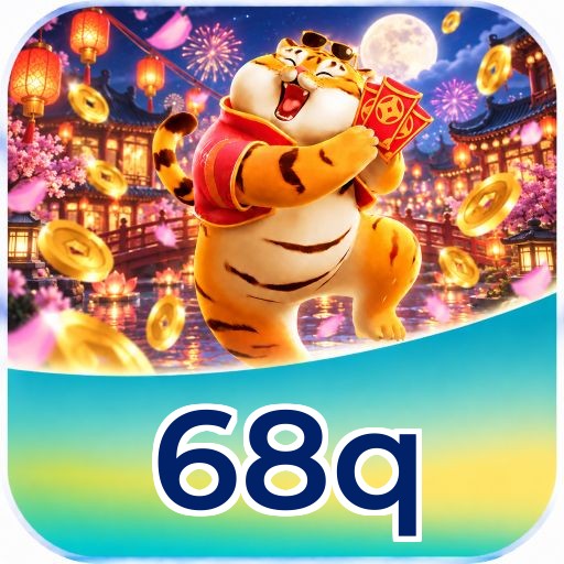 Logo 68q Slots Premium Brasil